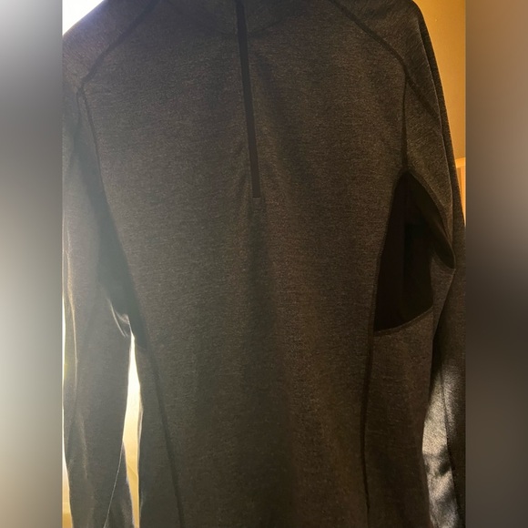 Lululemon zip pullover size large top heathered gray - Picture 4 of 9